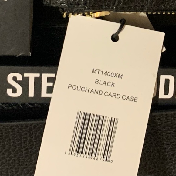 Never Used/NWT Steve Madden Black Travel Pouch and Card Case set 🖤 - Picture 10 of 11